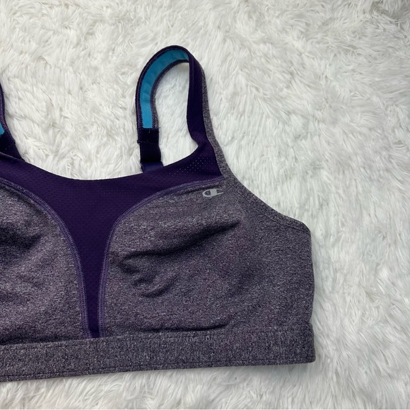 Champion High Support Max support Purple Women's Sports Bra 34C - Picture 3 of 9
